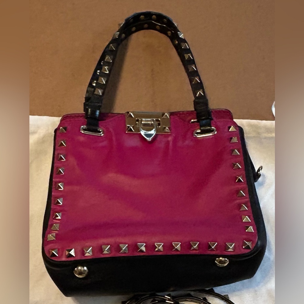 Valentino Garavani Vitello Mini Rockstud Bag